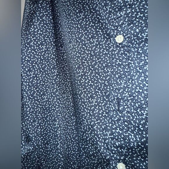 Stitch Note Men's Blue Dress Shirt Size 2XL - Picture 3 of 5